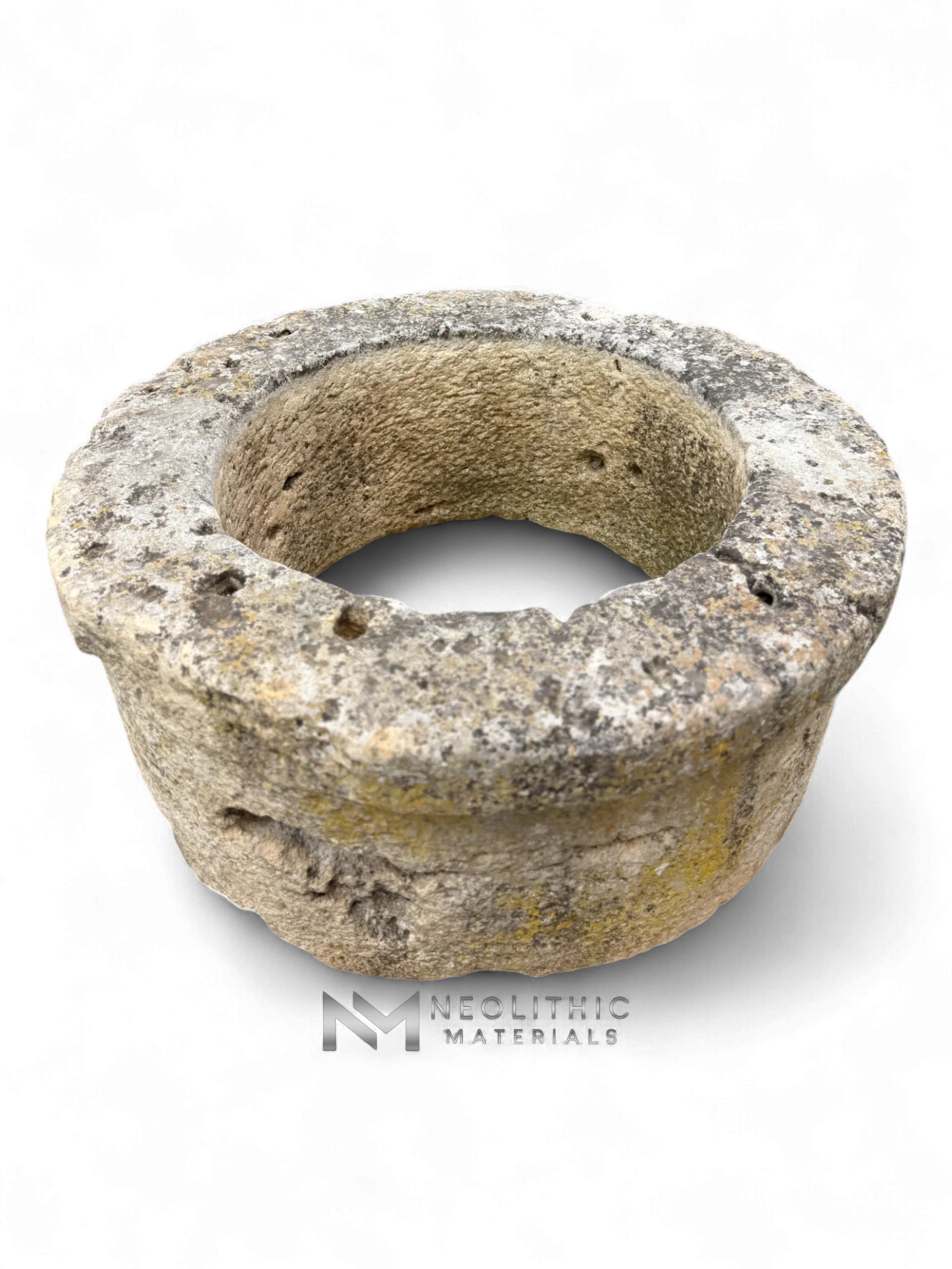 French Antique 18th Century Limestone Well Head - Image 1